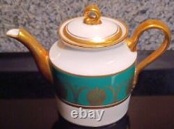 Vintage Pompei Green by Richard Ginori Espresso Tea Set Circa 1966 1997