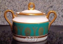 Vintage Pompei Green by Richard Ginori Espresso Tea Set Circa 1966 1997