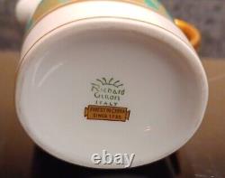 Vintage Pompei Green by Richard Ginori Espresso Tea Set Circa 1966 1997