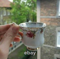 Vintage Porcelain Tea Set by CHODZIEZ-Poland, Tea Pot, Sugar Bowl, Creamer Bowl