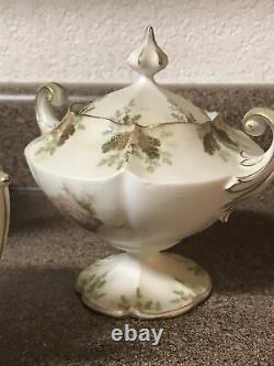 Vintage RS PRUSSIA SUGAR, CREAMER & TEA POT SET Teapot NICE