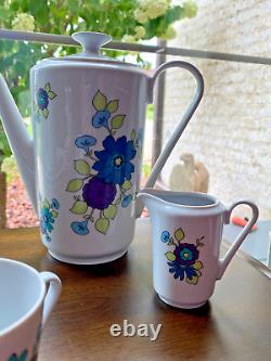 Vintage Retro Design 1970's Kahla Coffee/Tea set withDessert Plates BNT920