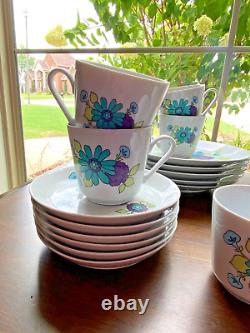 Vintage Retro Design 1970's Kahla Coffee/Tea set withDessert Plates BNT920