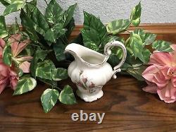 Vintage Rosenthal Selb Germany Pompadour Tea Pot With Creamer & Sugar Set
