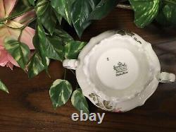 Vintage Rosenthal Selb Germany Pompadour Tea Pot With Creamer & Sugar Set