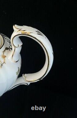 Vintage Royal Chelsea England Bone China Moss Rose TEAPOT SUGAR BOWL CREAMER SET