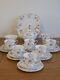 Vintage Royal Stafford Violets Pompadour Tea Service Set Teapot