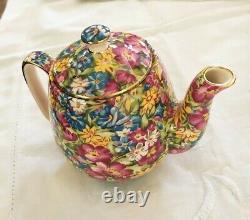 Vintage Royal Winton Chintz Joyce-Lynn Breakfast Set Teapot Tea for One