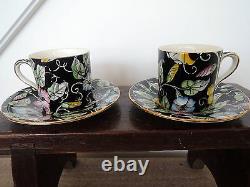 Vintage Royal Winton Chintz Morning Glory Tea Set for 2 Teapot 9 Pieces Rare