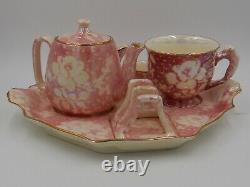 Vintage Royal Winton Chintz Pink Rose Brocade Breakfast Set Tea For One Teapot