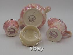 Vintage Royal Winton Chintz Pink Rose Brocade Breakfast Set Tea For One Teapot