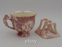 Vintage Royal Winton Chintz Pink Rose Brocade Breakfast Set Tea For One Teapot