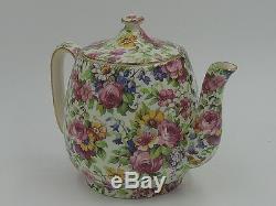Vintage Royal Winton Chintz Summertime Breakfast Set Teapot Tea for One Countess