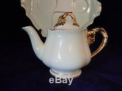 Vintage Royal Winton GrimWades Golden Hibiscus Breakfast Set Teapot Tea For One