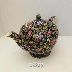 Vintage Royal Winton Grimwades Esther Teapot Chintz Floral Tea Set Ware 9 x 5