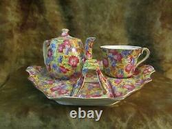 Vintage Royal Winton'ROYALTY' Chintz Individual Breakfast Set/NICE