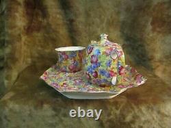 Vintage Royal Winton'ROYALTY' Chintz Individual Breakfast Set/NICE