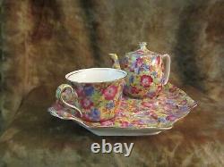 Vintage Royal Winton'ROYALTY' Chintz Individual Breakfast Set/NICE