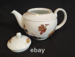 Vintage Royal Worcester EVESHAM GOLD Teapot, Creamer and Sugar Bowl MINT