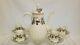 Vintage Royal Worcester Lavinia Blackberry Teapot With 6 Tea Cups & Saucers Set