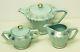 Vintage Sadler Tea Set Teapot Sugar Creamer Pot Shabby High Tea English Aqua