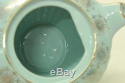 Vintage SADLER Tea Set Teapot Sugar Creamer Pot Shabby High Tea English Aqua