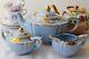 Vintage Sadler Baby Blue Tea Set Teapot Milk Jug Lidded Sugar Bowl Af