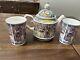 Vintage Sadler Oliver Twist Charles Dickens Teapot And 2 Cups