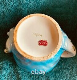 Vintage Set Lefton Miss Priss #1502 Ceramic Kitty Cat Cookie Jar & #1516 Tea Pot