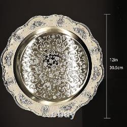 Vintage Set Tea Turkish Cups Home Decor with WithPot 6 Cups Teapots Silver