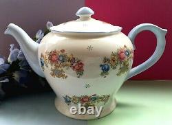 Vintage Shelley China Sheraton & Grey Crystals Large Tea Set Teapot & Lid 2323