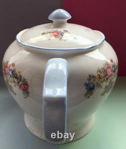 Vintage Shelley China Sheraton & Grey Crystals Large Tea Set Teapot & Lid 2323