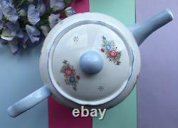 Vintage Shelley China Sheraton & Grey Crystals Large Tea Set Teapot & Lid 2323