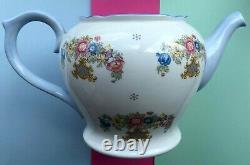 Vintage Shelley China Sheraton & Grey Crystals Large Tea Set Teapot & Lid 2323