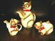 Vintage Siamese Cat Teapot Sugar Creamer Set Kittens Made In Japan Art Pottery