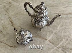 Vintage Silver Coffee/Tea Pot and Sugar Bowl