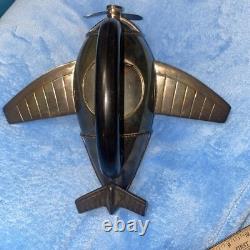 Vintage Silver Plated Airplane Shaped Teapot EUC