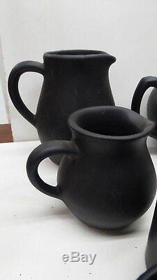 Vintage Sylha Dinner Black Dinner Set Australian Pottery Coffee Mugs Teapot Jugs