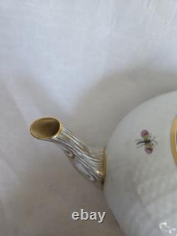 Vintage Teapot Herand Rothch Bird And Butterfly Motif With Rose Knob, 1602 RO