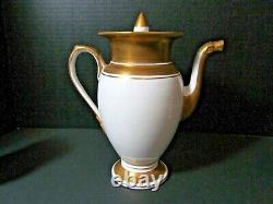 Vintage Teapot Set Handcrafted Ceramic Gold Trim Dragon Spout Made In Italy