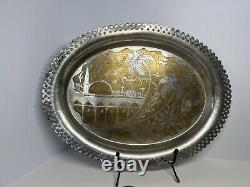 Vintage Turkish Tea Set With Rose Water Sprayer