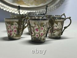 Vintage Turkish Tea Set With Rose Water Sprayer