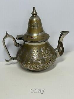 Vintage Turkish Tea Set With Rose Water Sprayer