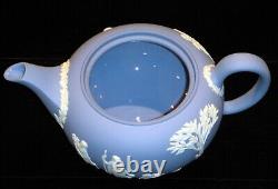 Vintage Wedgwood Cream Color on Lavender (Pale Blue) Jasperware Tea Set