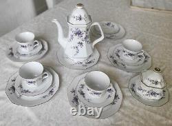 Vintage Winterling Markleuthen Bavaria tea pot, tea set, dessert plates. RARE