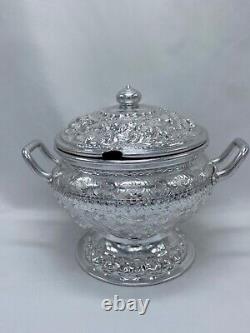 Vintage thai aluminum teapot, Serving Rice Bowl, Bowl