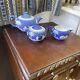 Vintage Wedgwood Jasperware Tea Set Teapot Sugar Creamer