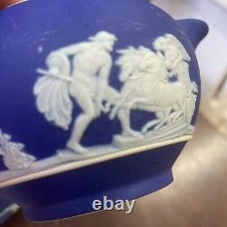 Vintage wedgwood jasperware tea set teapot sugar creamer