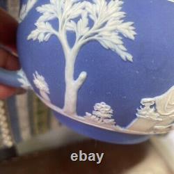 Vintage wedgwood jasperware tea set teapot sugar creamer