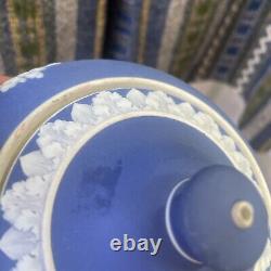 Vintage wedgwood jasperware tea set teapot sugar creamer